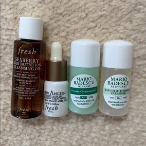 Fresh and Mario Badescu skincare products